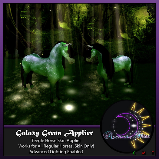 .:.Nocturne Skies.:. Teegle Horse Skin - Grena Boxed