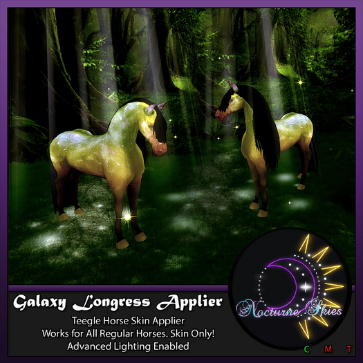 .:.Nocturne Skies.:. Teegle Horse Skin - Longress Boxed