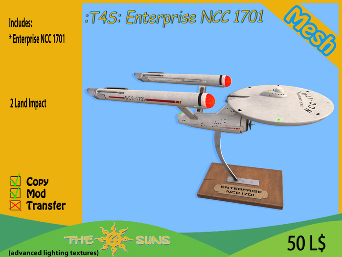 :T4S: Enterprise NCC 1701