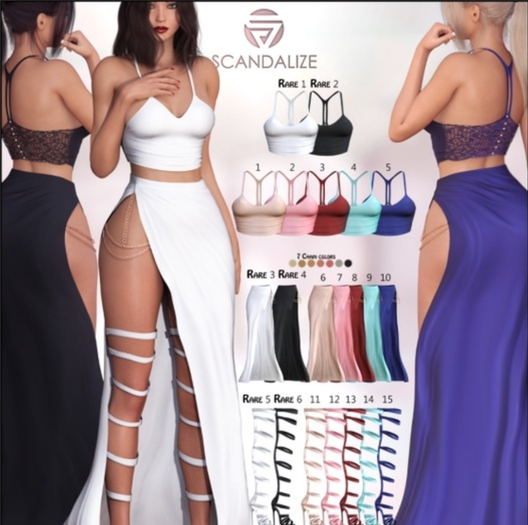 Scandalize.Afrodita.TOP BLACK. Maitreya. RARE