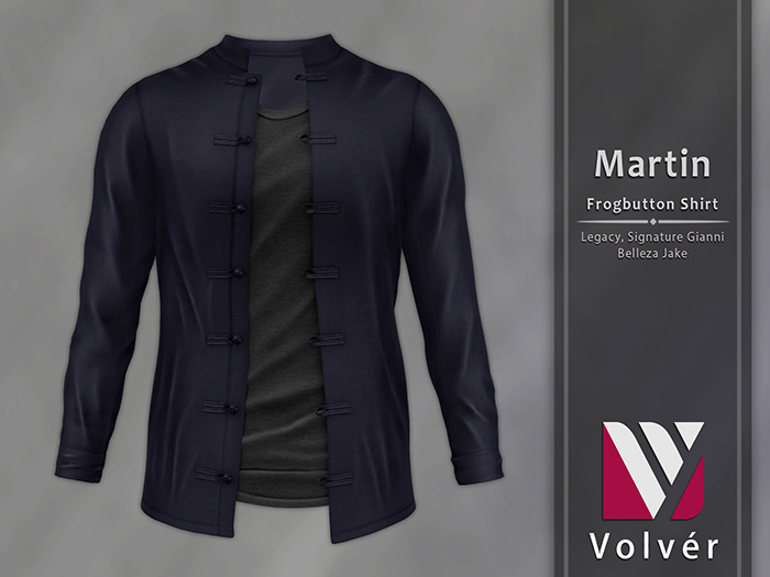 //Volver// Martin Shirt - Navy
