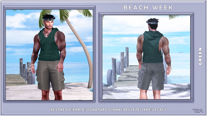 R2A-BEACH WEEK GREEN