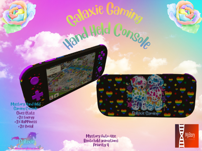 Hand Held Gaming Console - Galactic Love