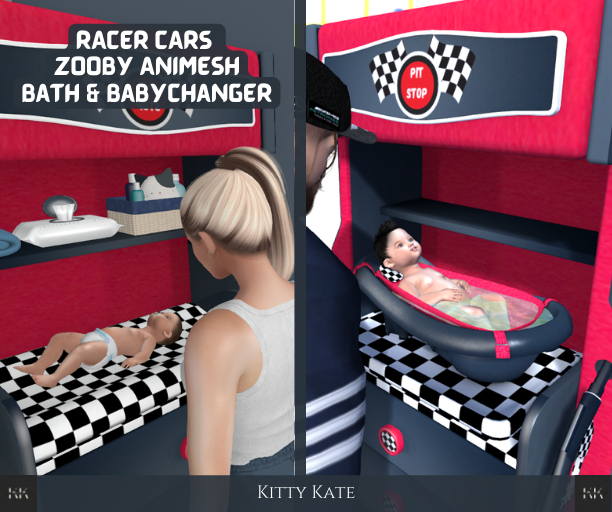 {KK} Zooby Animesh ~ Racer Pitstop Changer/Tub Unit