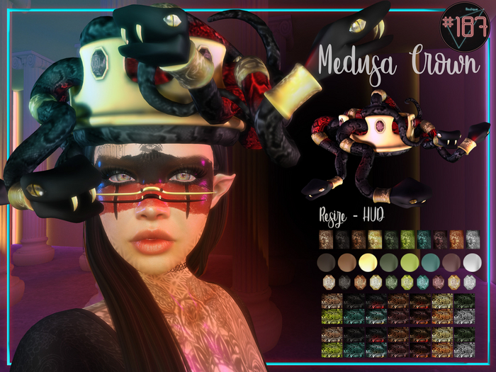 #187# Medusa Crown
