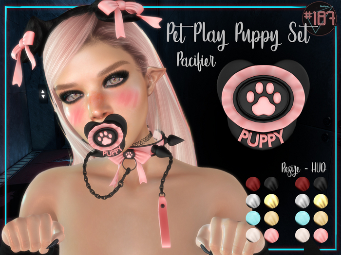 #187# Pet Play Puppy Pacifier