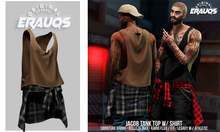 [ ERAUQS ] - Jacob Tank Top w/ Shirt - 03