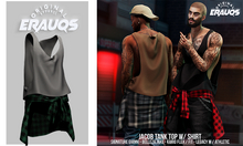[ ERAUQS ] - Jacob Tank Top w/ Shirt - 04