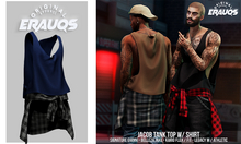 [ ERAUQS ] - Jacob Tank Top w/ Shirt - 05