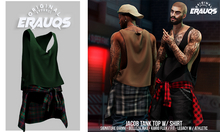 [ ERAUQS ] - Jacob Tank Top w/ Shirt - 07