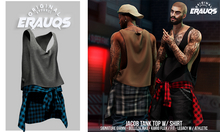 [ ERAUQS ] - Jacob Tank Top w/ Shirt - 10