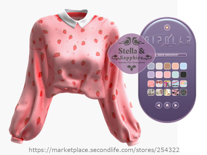 13.Bipolar - Katie Sweatshirt - Maitreya - RARE MEGAPACK Solid & Print