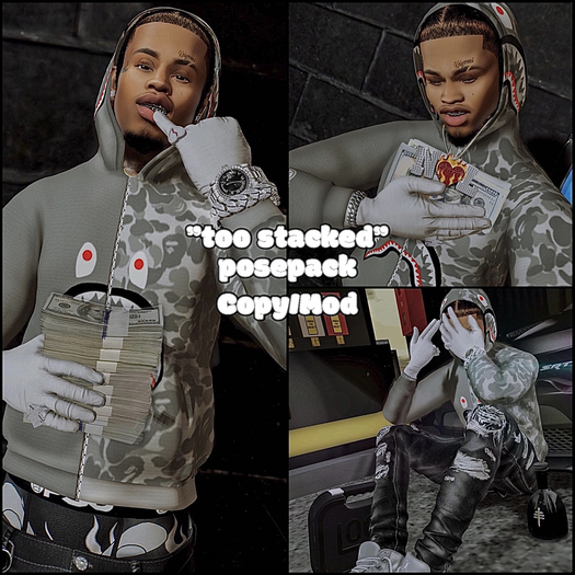 "too stacked" posepack