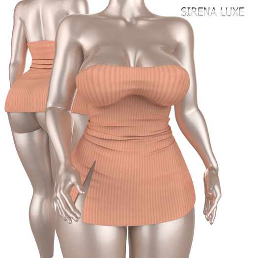 WAIFU Mini Dress Beige