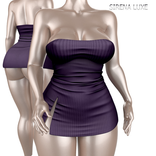 WAIFU Mini Dress Purple