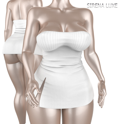 WAIFU Mini Dress White