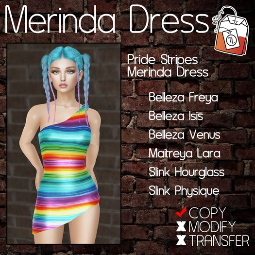 ~TL~ Pride Stripes Merinda Dress