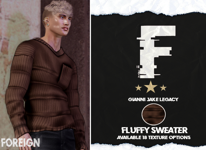 Fluffy Sweater - Chocolate-