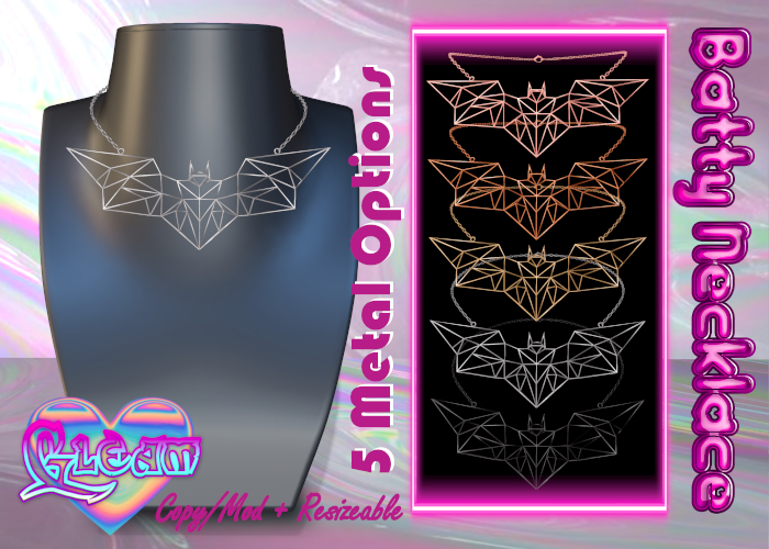 GLEAM: Batty Necklace