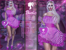 ⭐BAEBIE, garden party Set, Barbie Inspired,Costume Set, Complete Outfit,Pink,