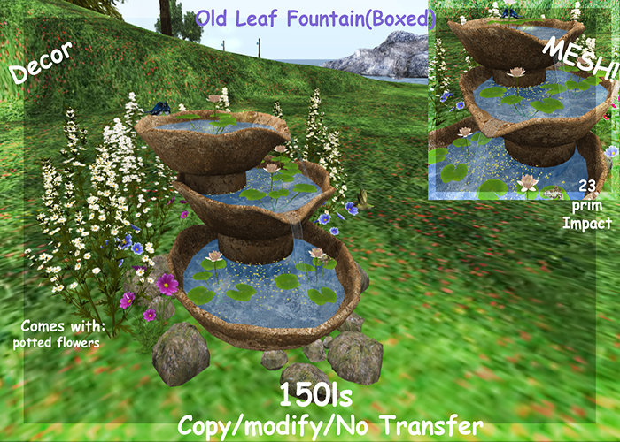 Old Leaf Fountain(Boxed)