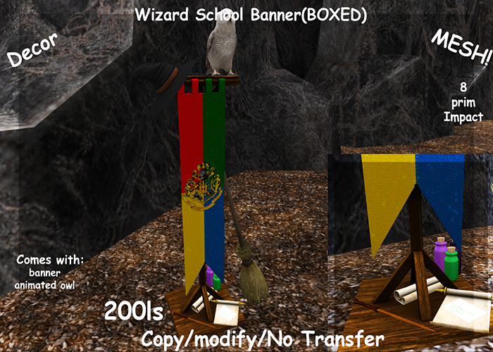 Wizard School Banner(BOXED)