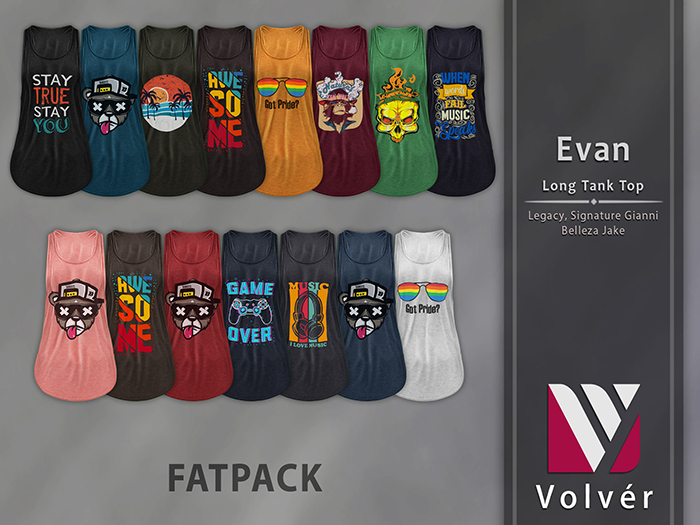 //Volver// Evan Long Tank Top - FATPACK