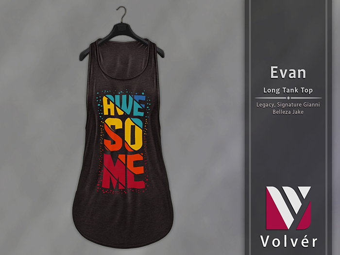 //Volver// Evan Long Tank Top - Espresso