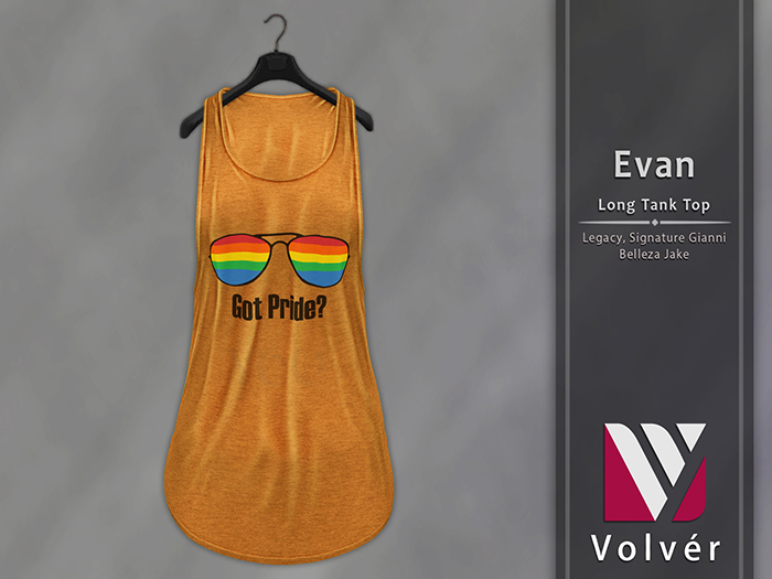 //Volver// Evan Long Tank Top - Freesia