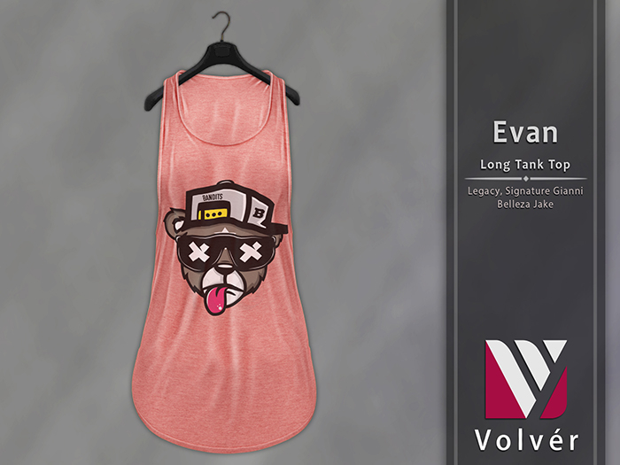 //Volver// Evan Long Tank Top - Pink