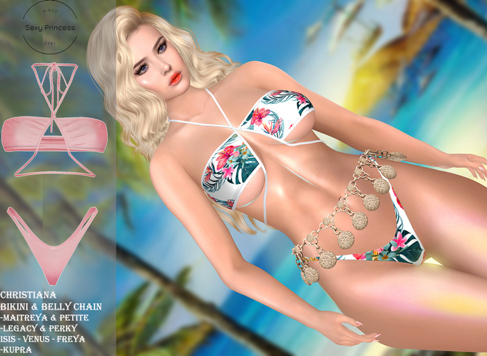 [Sexy Princess] Christianna Swimwear Pink 