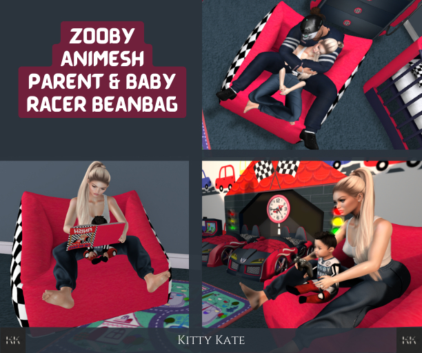 {KK} Zooby Animesh ~ Parent/Baby Racer Chair 