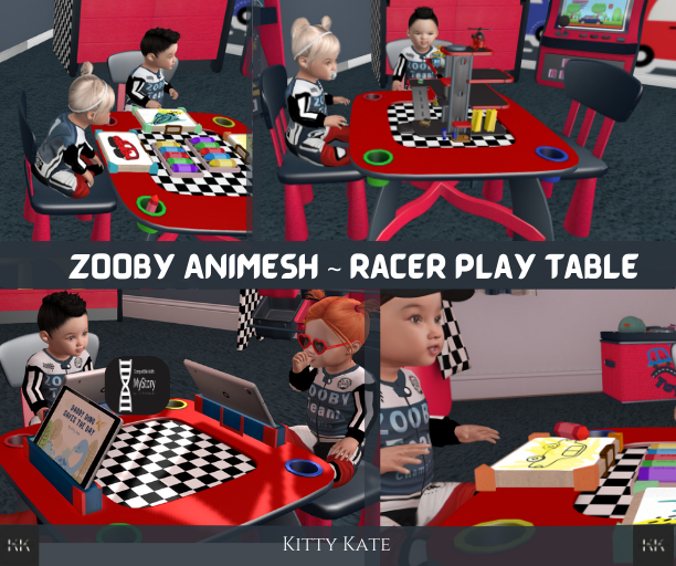 {KK} Zooby Animesh ~ Little Racer Playtable 