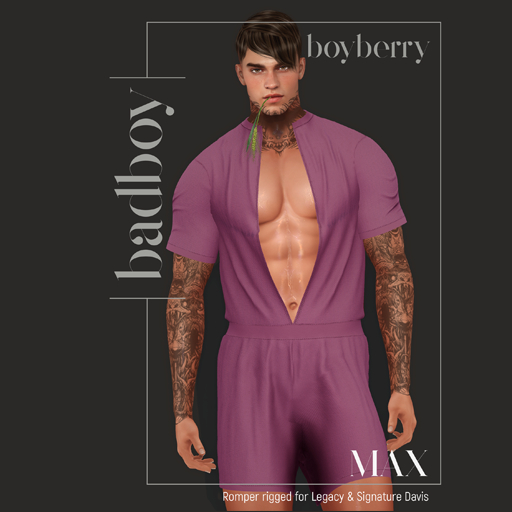 BADBOY_MAX ROMPER_BOYBERRY