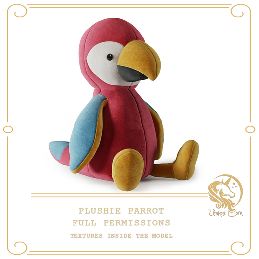 Full Perm Plushie Parrot with AO