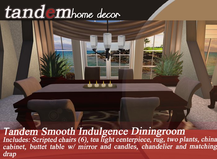 Tandem Smooth Indulgence Diningroom