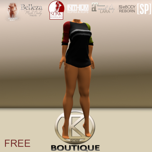 Baggy Shirt Color Block Striped Jesus