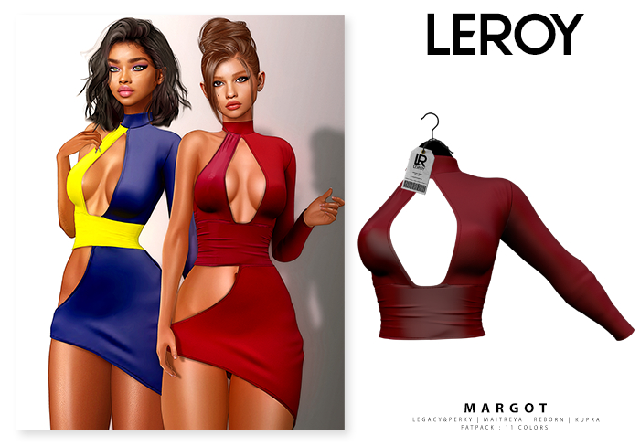 LEROY - Margot Blouse - Red