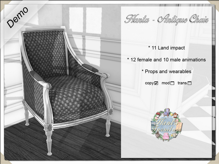 DEMO Hanta - Antique Chair - All colors