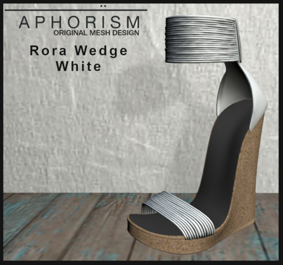 !APHORISM! - Rora Wedge Shoe White V2