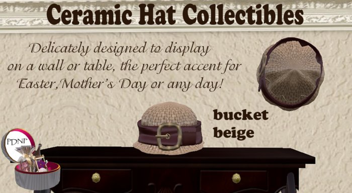 PDN: CERAMIC BUCKET BEIGE  BOXED