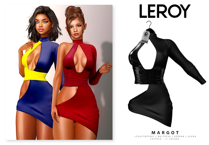 LEROY - Margot Dress - Black
