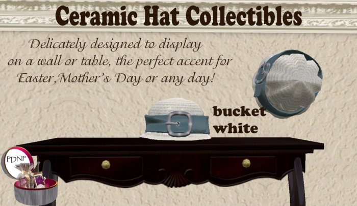 PDN: CERAMIC BUCKET WHITE BOXED