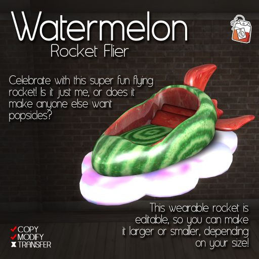 ~TL~ Watermelon Rocket Flier