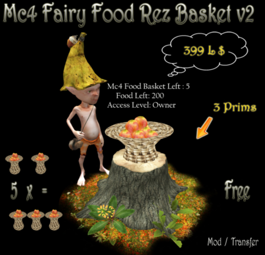 Fairy Food  Rez Basket v2packbox