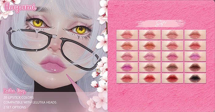 .Hayami. Keiko Lips set 2 
