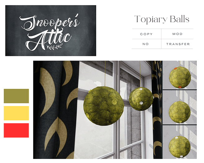 Snooper's Attic Topiary Ball FATPACK 