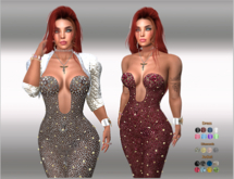Jacket & Catsuit with Diamond Glamour 20x Color HUD,Maitreya,Legacy,Erika,Belleza,Kupra,Reborn