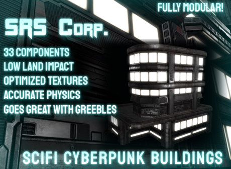 Second Life Marketplace - Srs Corp. SciFi Building Components