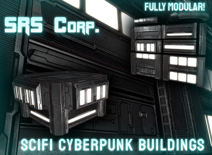Srs Corp. SciFi Building Components